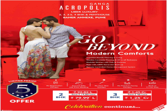 Avail exclusive 5 offers for you at Goel Ganga Acropolis in Baner, Pune